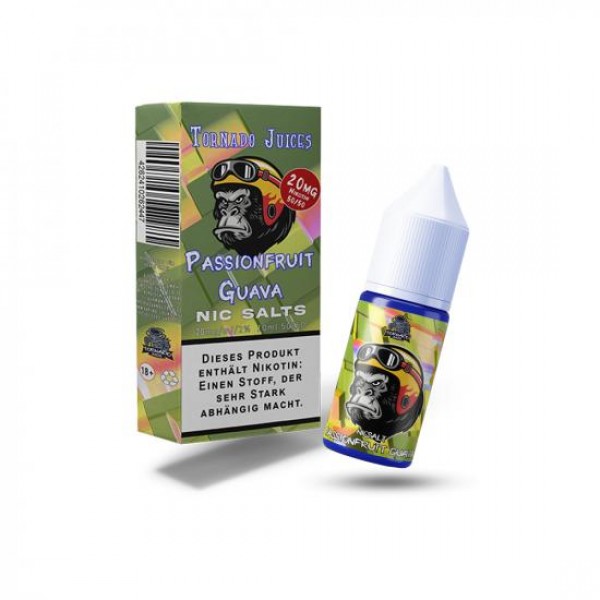 TORNADO Juice Overdosed PASSIONFRUIT GUAVA Nikotinsalz Liquid 10 ml / 20 mg