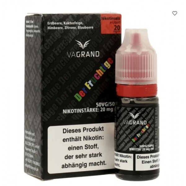 Vagrand DER FRUCHTIGE Nikotinsalz SALT NIC Liquid 20 mg / 10 ml