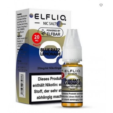 ELFBAR ELFLIQ BLUE RAZZ LEMONADE Nikotinsalz SALT NIC Liquid 20 mg / 10 ml