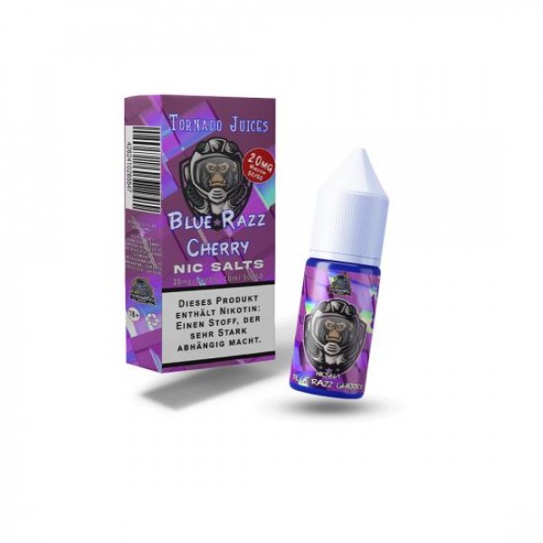 TORNADO Juice Overdosed BLUE RAZZ CHERRY Nikotinsalz Liquid 10 ml / 20 mg