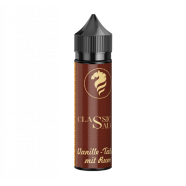 Classic Dampf Classic Sauce VANILLE TABAK RUM Aroma Longfill 10 ml / 60 ml