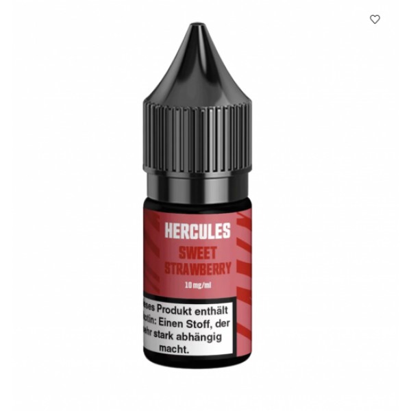 Hercules SWEET STRAWBERRY Nikotinsalz Liquid 10 ml / 10 mg