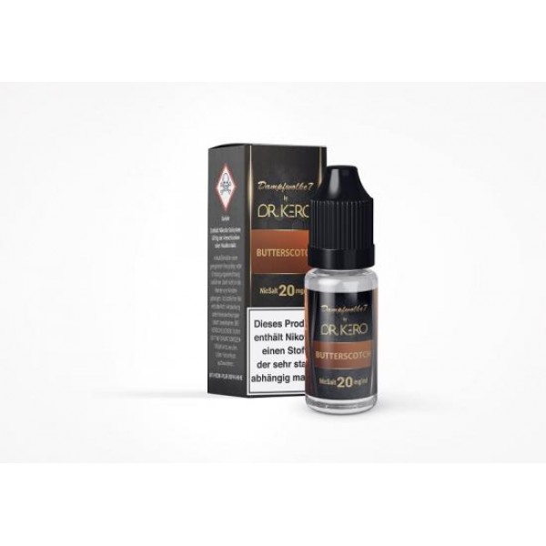 Dampfwolke 7 BUTTERSCOTCH Nikotinsalz Nic Salt Liquid 10 ml / 20 mg