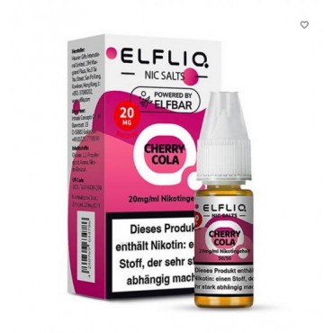 ELFBAR ELFLIQ CHERRY COLA Nikotinsalz SALT NIC Liquid 20 mg / 10 ml