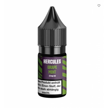 Hercules GRAPE MINT Nikotinsalz Liquid 10 ml / 10 mg
