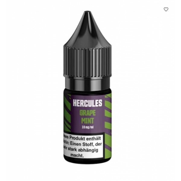 Hercules GRAPE MINT Nikotinsalz Liquid 10 ml / 10 mg