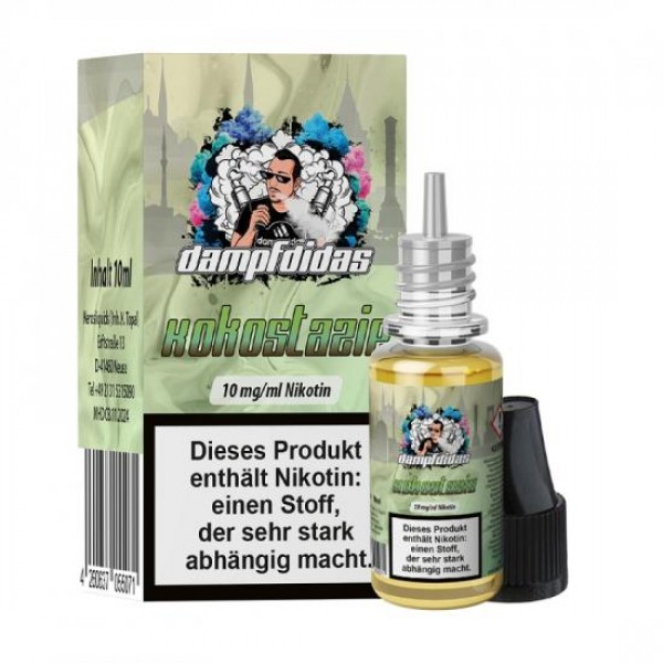 Dampfdidas KOKOSTAZIE Nikotinsalz SALT NIC Liquid 10 ml / 10 mg