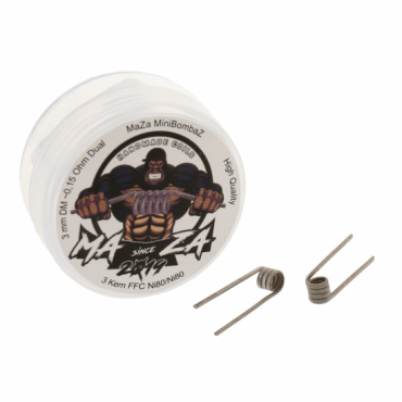 MaZa Coils MAZA Coilz MinibombaZ FULL Ni80 0.14 Ohm