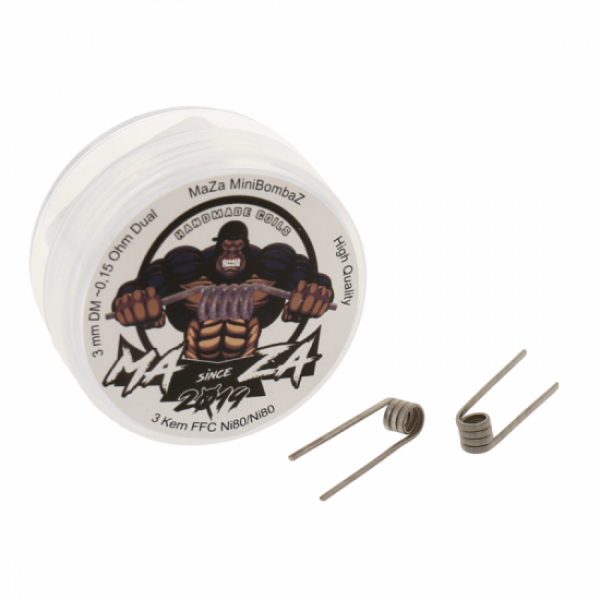 MaZa Coils MAZA Coilz MinibombaZ FULL Ni80 0.14 Ohm