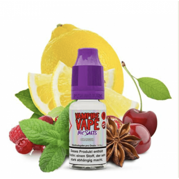 Vampire Vape CHARGER Nikotinsalz Liquid 20 mg / 10 ml