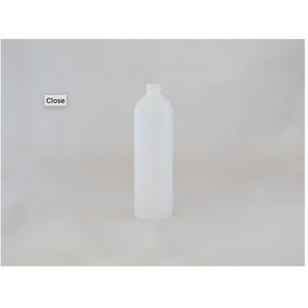 Rundflasche Leerflasche Liquidflasche PE 250 ml natur
