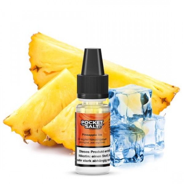 Pocket Salt PINEAPPLE ICE by Drip Hacks NIC SALT Nikotinsalz Liquid 10 ml / 20 mg