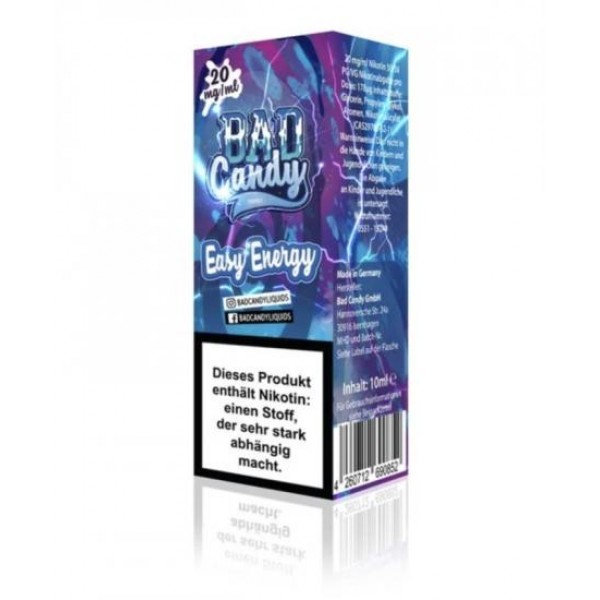 BAD CANDY Easy Energy NIC SALT Nikotinsalz Liquid 10 mg / 10 ml