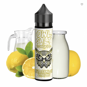 OWL Salt BUTTERMILCH ZITRONE Aroma Longfill 10 ml / 60 ml