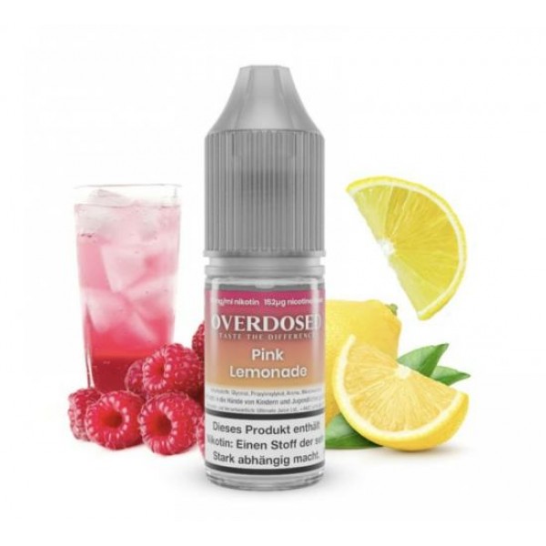 OVERDOSED Pink Lemonade Nikotinsalz SALT NIC Liquid 8 ml / 10 mg