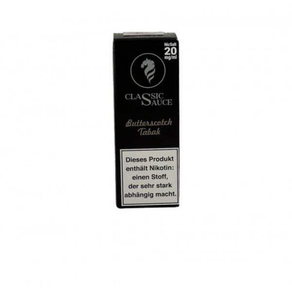 BUTTERSCOTCH TABAK by Classic Sauce Nikotinsalz Liquid 10 ml / 20 mg