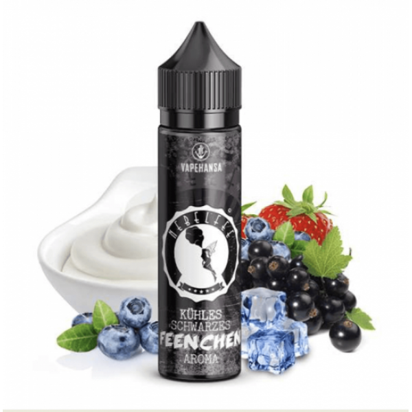 Nebelfee SCHWARZES KÜHLES FEENCHEN Aroma Longfill 10 ml / 60 ml