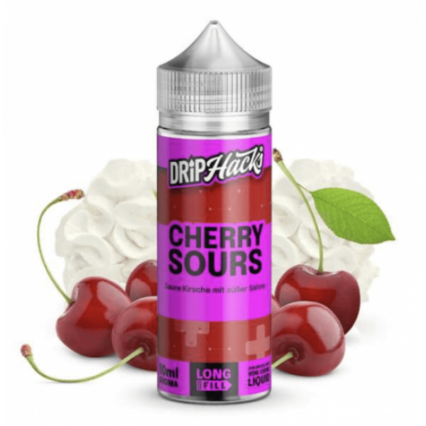 Drip Hacks CHERRY SOURS Hack Shot Aroma Longfill 10 ml / 120 ml