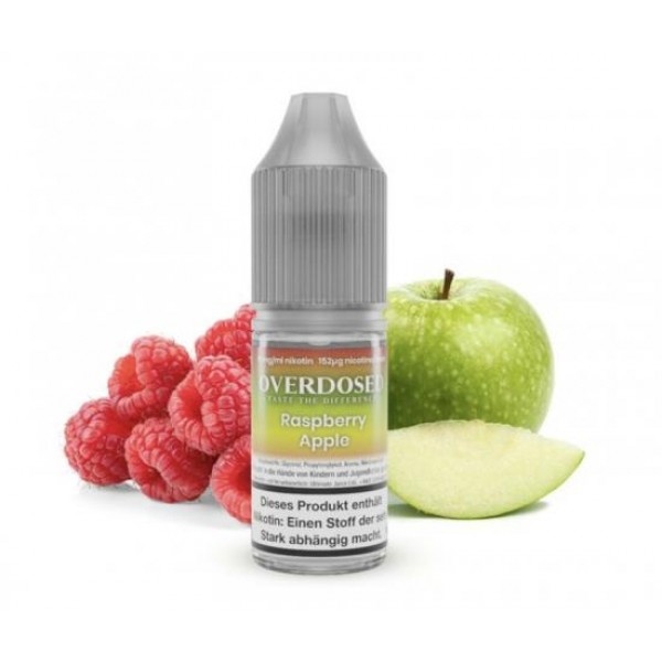 OVERDOSED Raspberry Apple Nikotinsalz SALT NIC Liquid 8 ml / 10 mg
