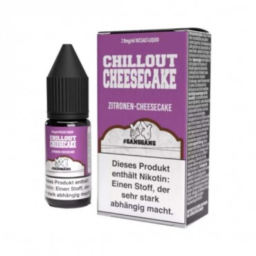 GangGang CHILLOUT CHEESECAKE Nic Salt Nikotinsalz Liquid 20 mg / 10 ml