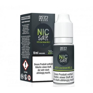 KTS LINE Green No.2 NIC SALT Nikotinsalz Liquid 20 mg / 10 ml