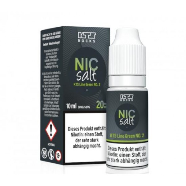 KTS LINE Green No.2 NIC SALT Nikotinsalz Liquid 20 mg / 10 ml
