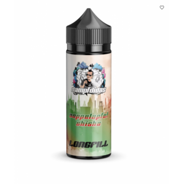 Dampfdidas DOPPELAPFEL SHISHA Aroma Longfill 10 ml / 120 ml
