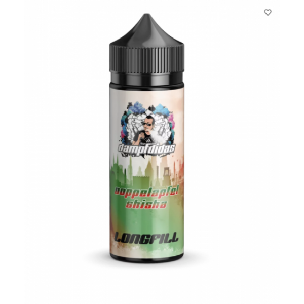 Dampfdidas DOPPELAPFEL SHISHA Aroma Longfill 10 ml / 120 ml