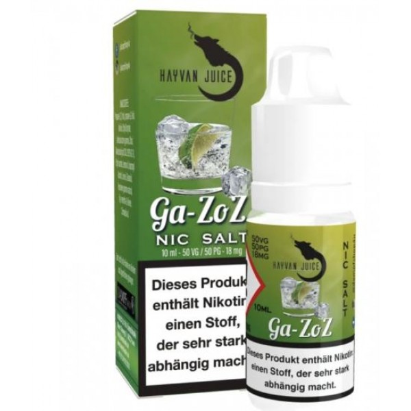 Hayvan Juice Ga-Zoz Nikotinsalz Liquid Nic Salt 10 ml / 18 mg