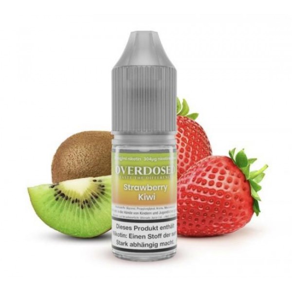 OVERDOSED Strawberry Kiwi Nikotinsalz SALT NIC Liquid 8 ml / 10 mg