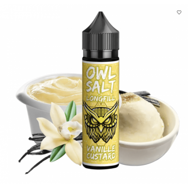 OWL Salt VANILLA CUSTARD Aroma Longfill 10 ml / 60 ml