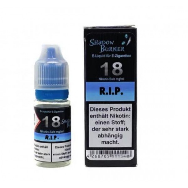 Shadow Burner R.I.P. NIC SALT Nikotinsalz Liquid 10 ml / 18 mg