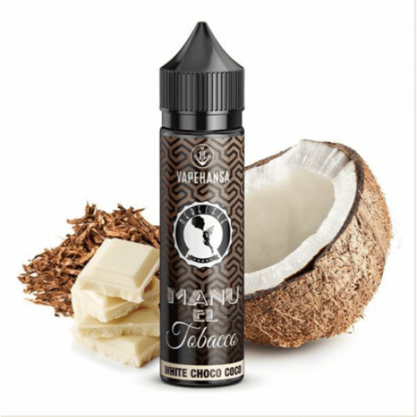 Nebelfee Manu el Tobacco WHITE CHOCO COCO Aroma Longfill 10 ml / 60 ml