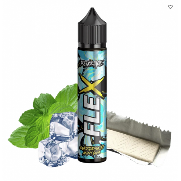 REVOLTAGE FLEX Overdosed Mint Gum Aroma Longfill 10 ml / 75 ml