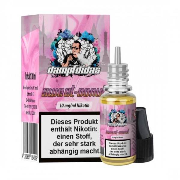 Dampfdidas SWEET DONUT Nikotinsalz SALT NIC Liquid 10 ml / 20 mg