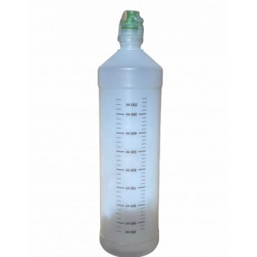 SQUEEZE Leerflasche Liquidflasche 1.000 ml mit Skalierung und Ventil