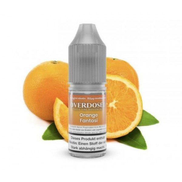 OVERDOSED Orange Fantasi Nikotinsalz SALT NIC Liquid 8 ml / 10 mg