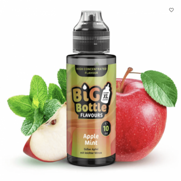 Big Bottle APPLE MINT Aroma Longfill 10 ml / 120 ml