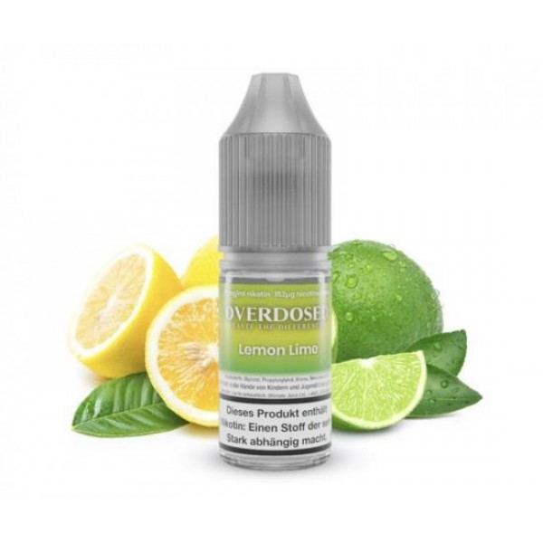 OVERDOSED Lemon Lime Nikotinsalz SALT NIC Liquid 8 ml / 10 mg