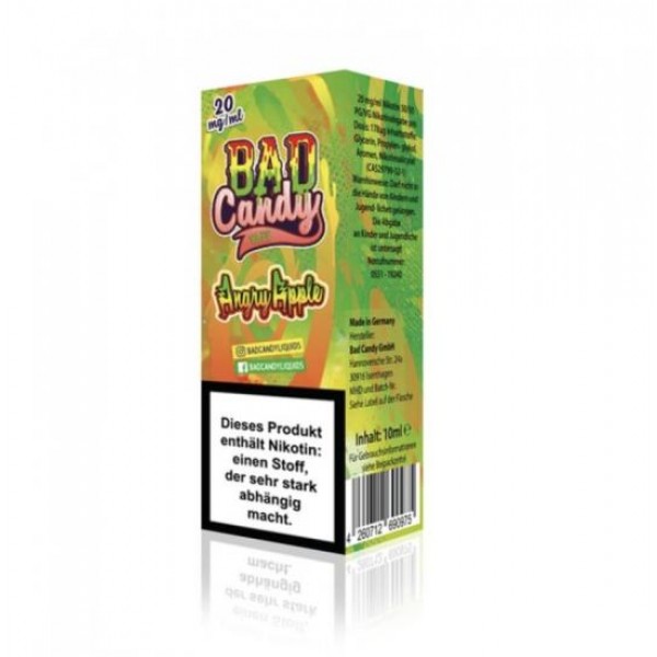 BAD CANDY Angry Apple NIC SALT Nikotinsalz Liquid 10 mg / 10 ml