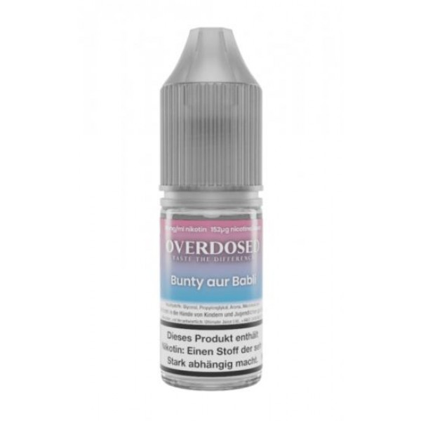 OVERDOSED Bunty & Babli Nikotinsalz SALT NIC Liquid 8 ml / 10 mg