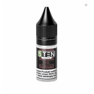 5TEN Earl Nikotinsalz Liquid 20 mg / 10 ml
