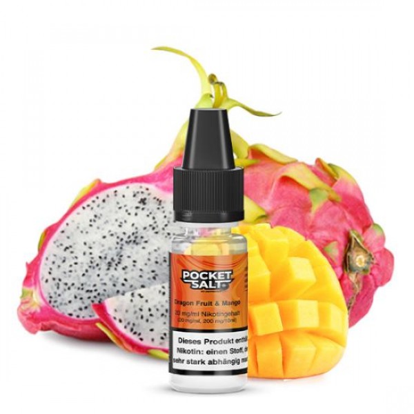 Pocket Salt DRAGONFRUIT & MANGO by Drip Hacks NIC SALT Nikotinsalz Liquid 10 ml / 20 mg