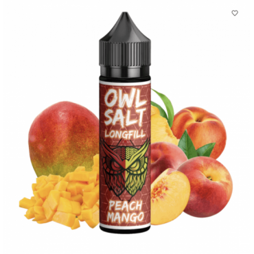 OWL Salt PEACH MANGO Aroma Longfill 10 ml / 60 ml