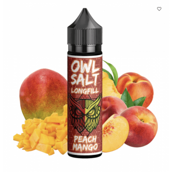 OWL Salt PEACH MANGO Aroma Longfill 10 ml / 60 ml
