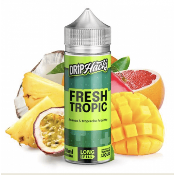 Drip Hacks FRESH TROPIC Hack Shot Aroma Longfill 10 ml / 120 ml