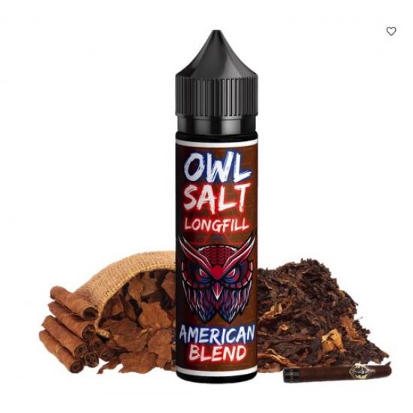 OWL Salt AMERICAN BLEND Aroma Longfill 10 ml / 60 ml