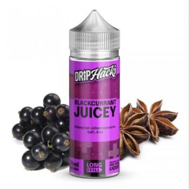 Drip Hacks BLACKCURRANT JUICEY Hack Shot Aroma Longfill 10 ml / 120 ml