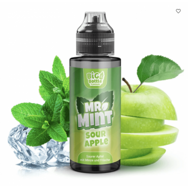 Big Bottle Mr. Mint Sour Apple Aroma Longfill 10 ml / 120 ml