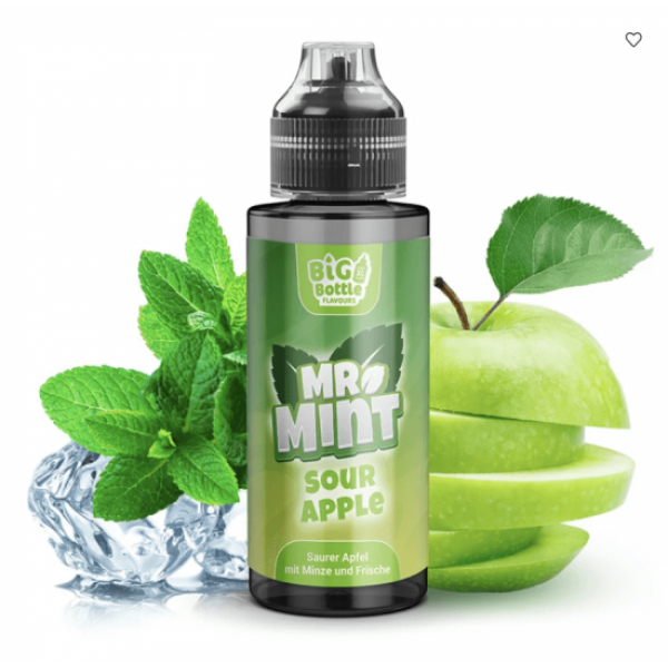 Big Bottle Mr. Mint Sour Apple Aroma Longfill 10 ml / 120 ml